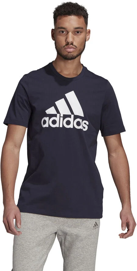 adidas Essentials Big Logo T-shirt Blå