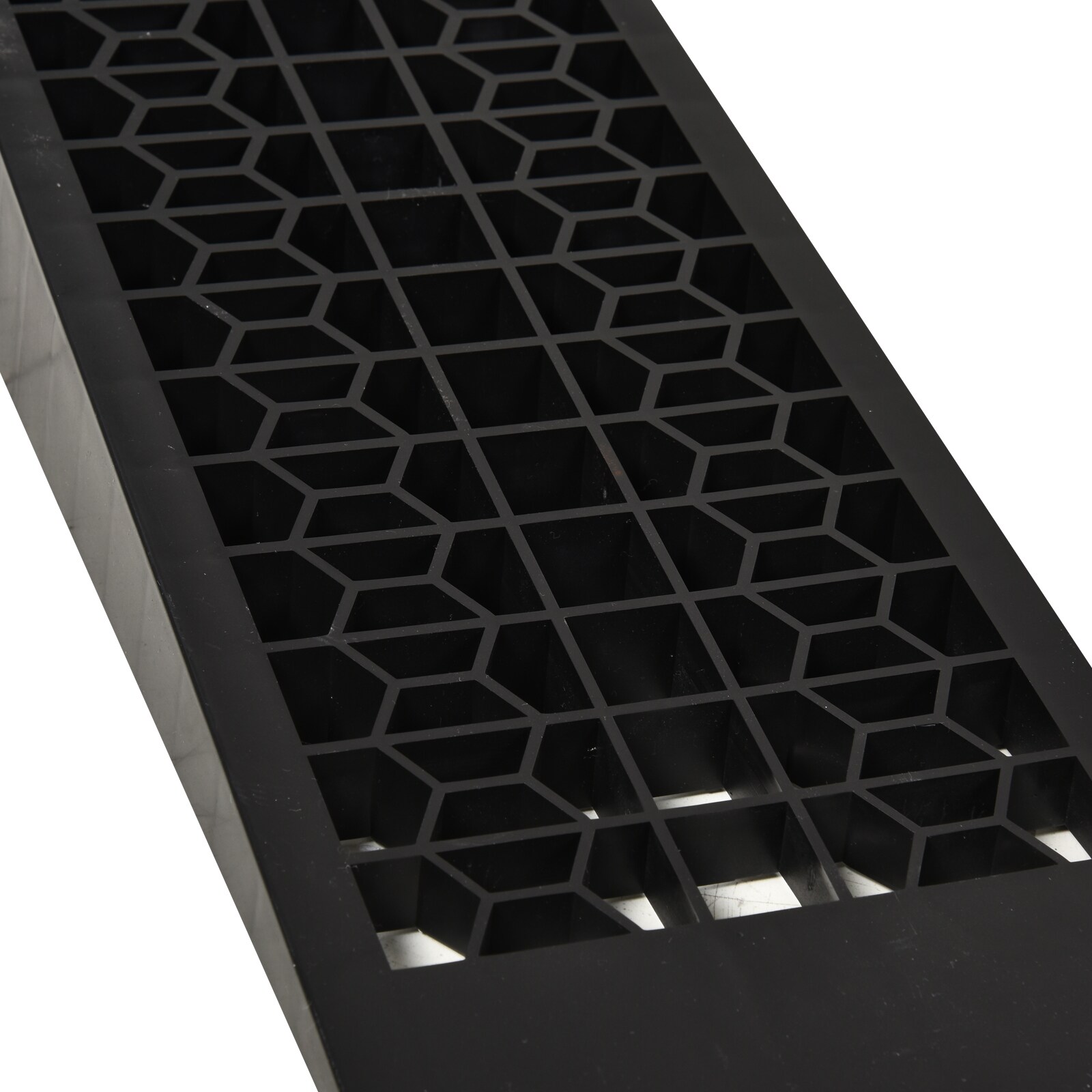 HOMCOM Auffahrrampe rutschfest schwarz 70 x 20 x 8 cm (LxBxH)