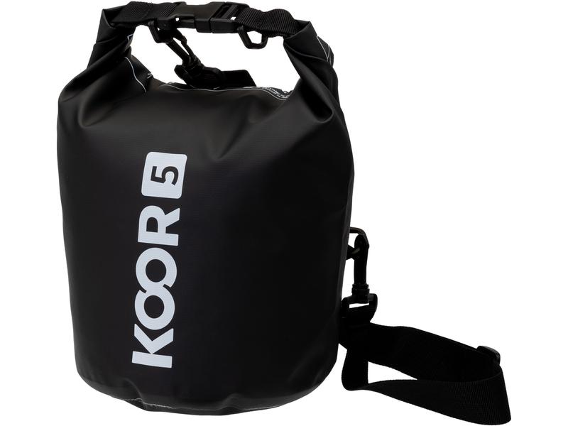 KOOR Dry Bag Zaaino Schwarz 5 l Wasserdichter Schwimmsack