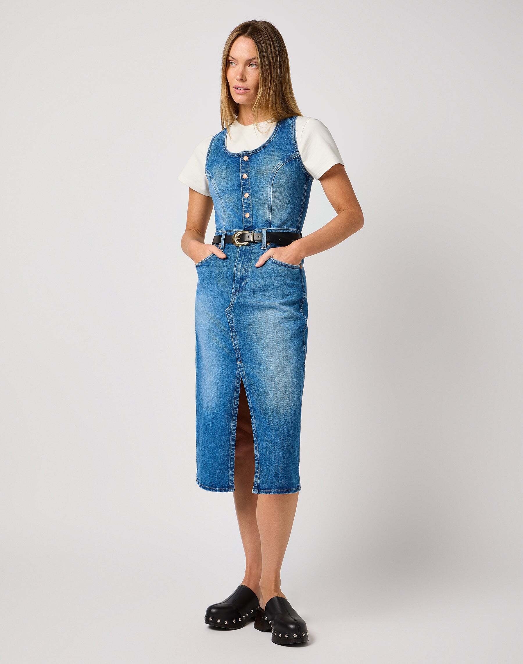 Wrangler Jeanskleid »WRANGLER Jeanskleid The Dress«