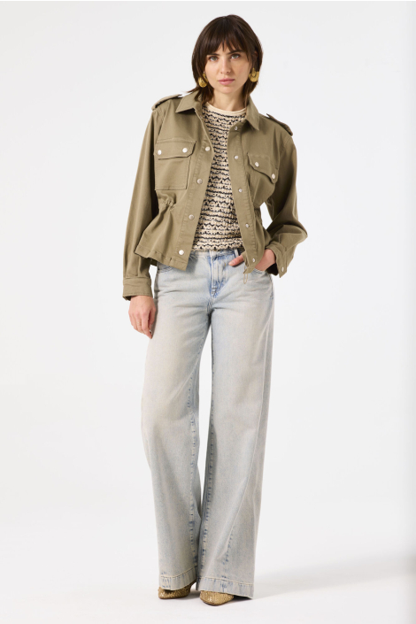 Garcia groene dames jas