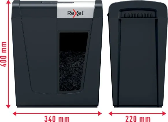 Makulator Rexel Secure MC6 mikromakulering 2x15 mm (P-5)