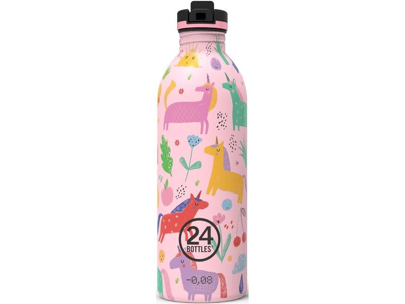 24Bottles Trinkflasche Urban mit Sportdeckel 500 ml, Magic Trinkflasche aus rostfreiem Edelstahl