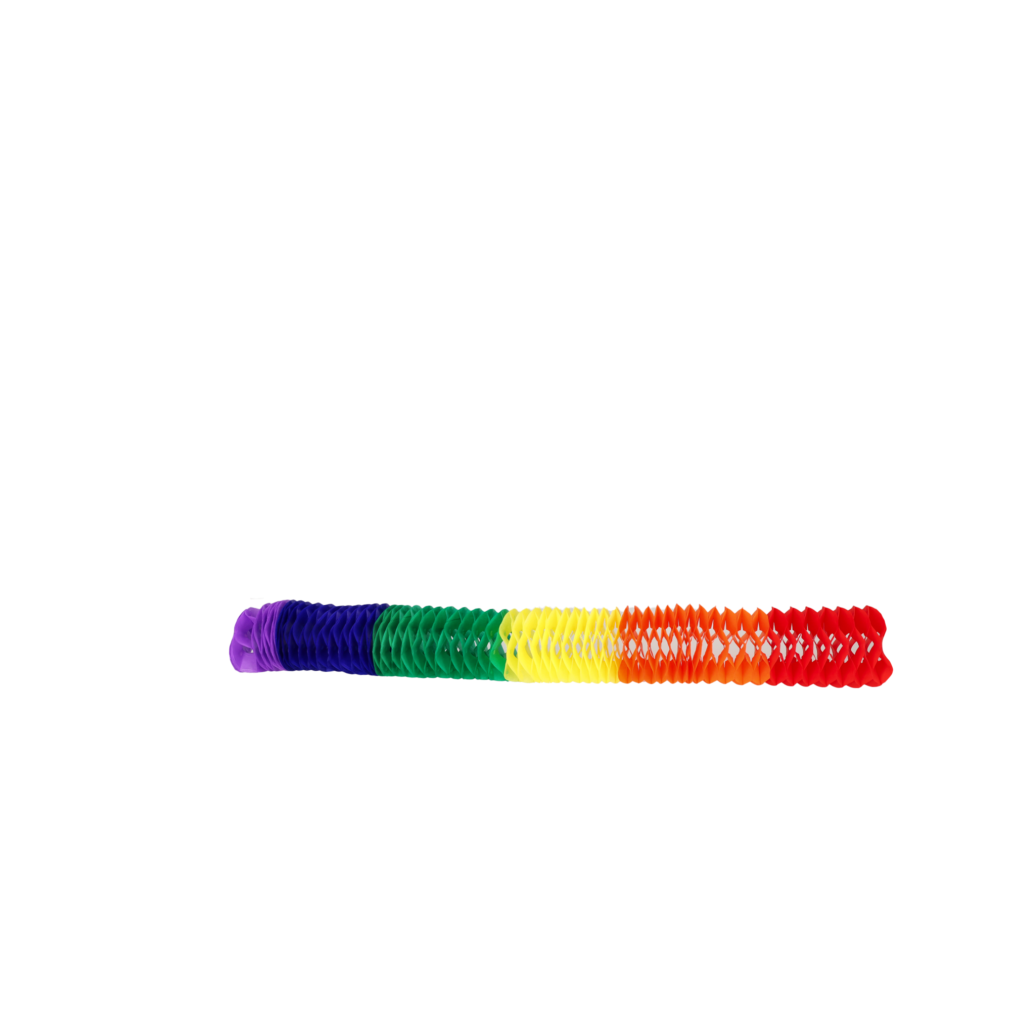 (200cm) Mini Papier Girlande Party Dekoration Accessoire Banner (10.ASS.005) - Bunt