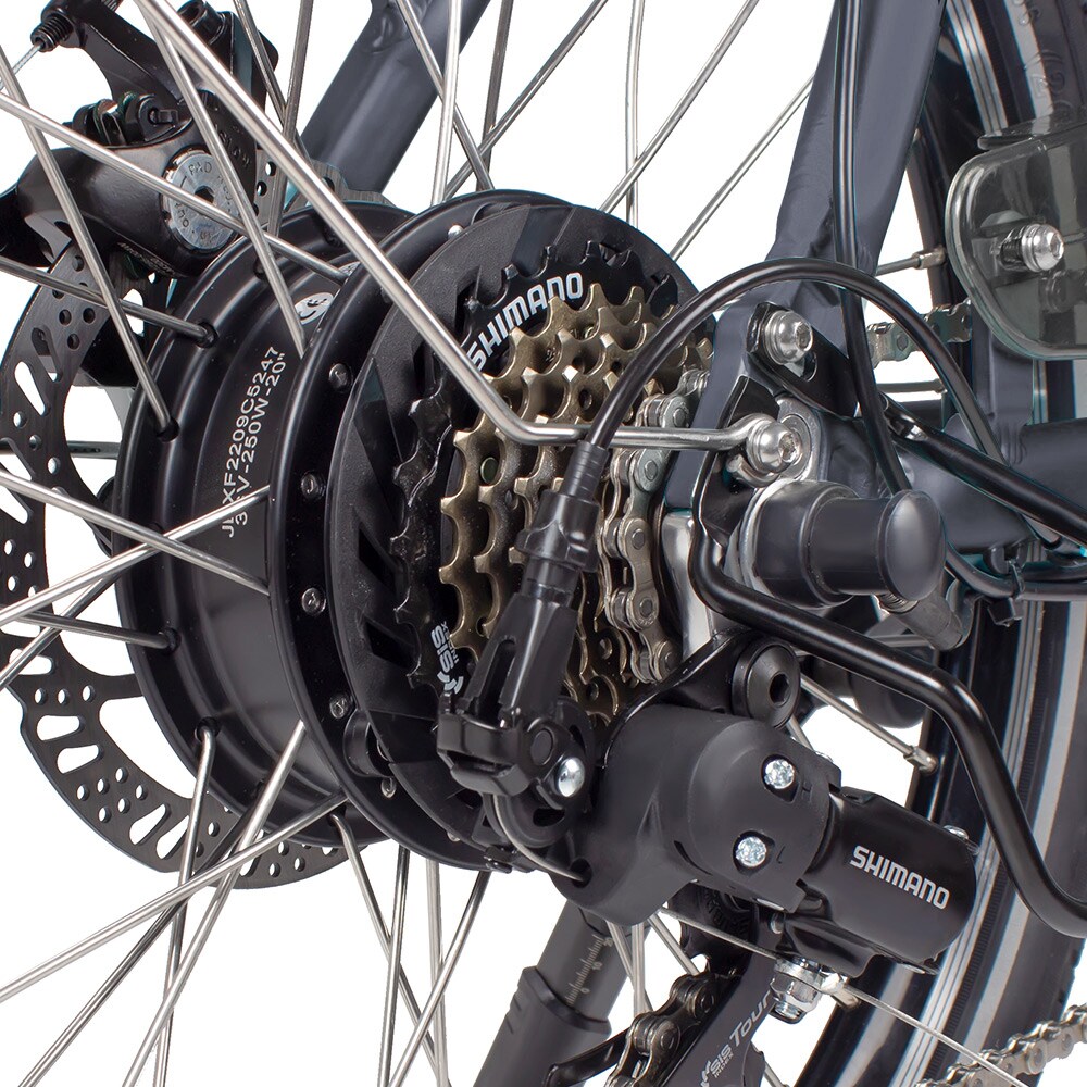 JOBOBIKE, Sam vollgefedertes E-Bike, 20 Zoll Reifen, 250 W Motor