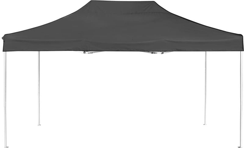 vidaXL - Partytent Professioneel - Inklapbaar - 4,5x3 m - Antraciet - Aluminium