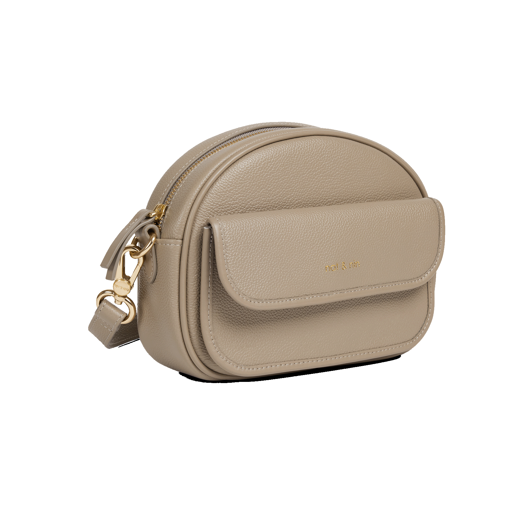 JUDY - Sac bandoulière en cuir | Gris