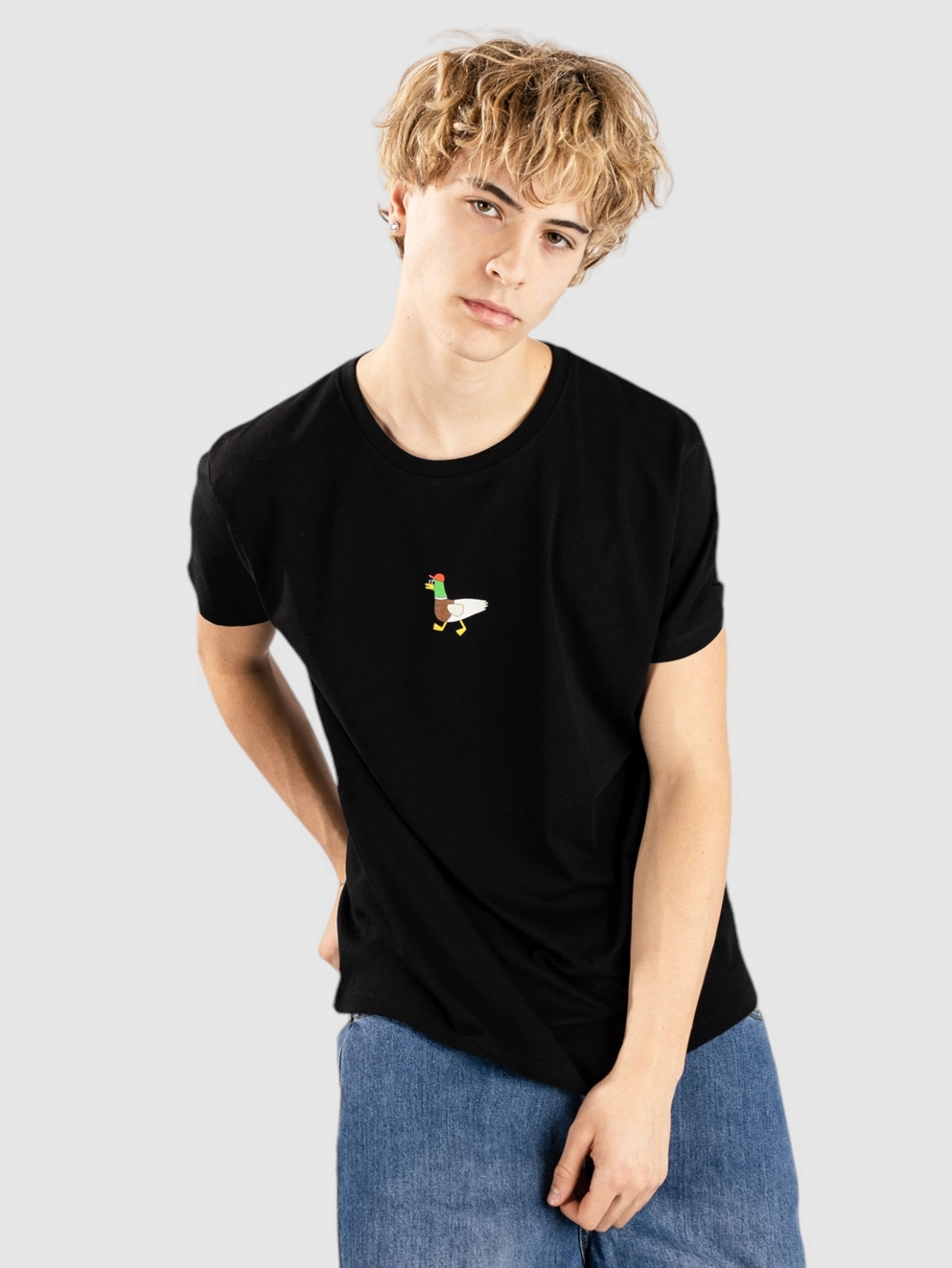 Fat Moose Duck Out T-Shirt black