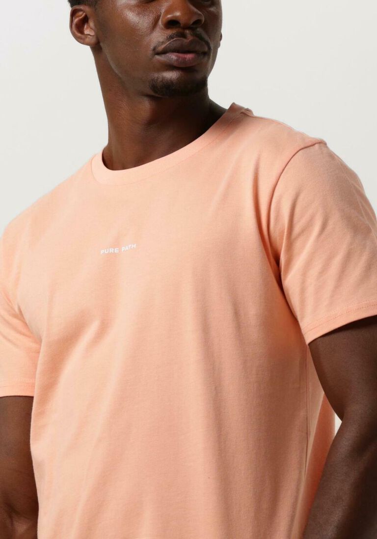 PURE PATH koraal pure path t-shirt tshirt with front and back print