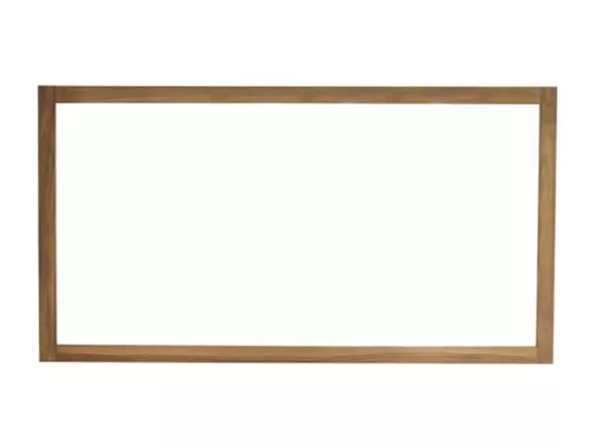 Miroir en teck massif 150x80 cm
