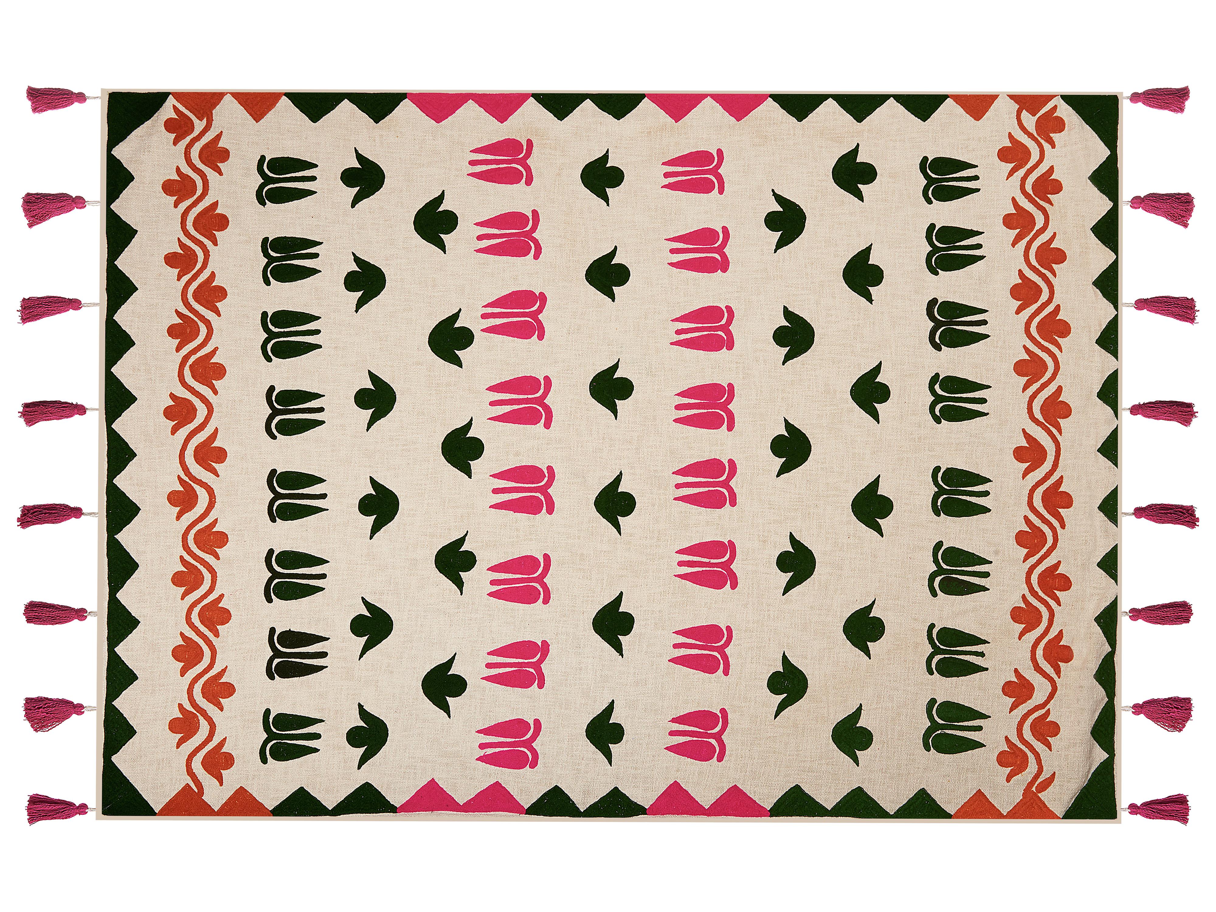 Plaid ANAND Katoen 130 x 180 cm Meerkleurig