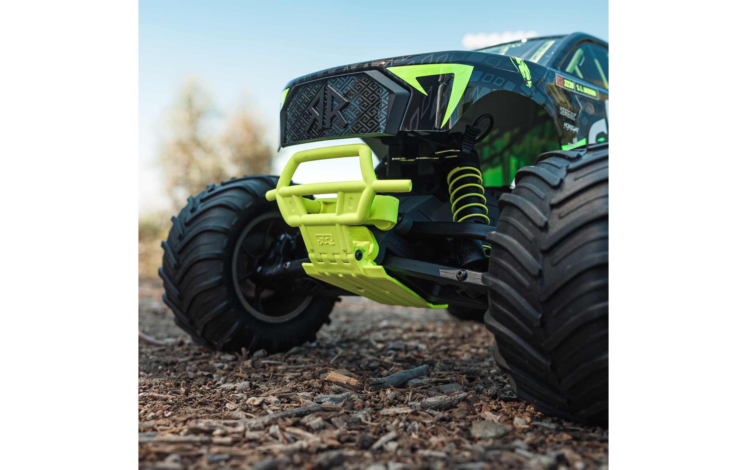 Monster Truck Gorgon MEGA 550 RWD Gelb, RTR, 1:10<br>2WD Monstertruck mit Heckantrieb