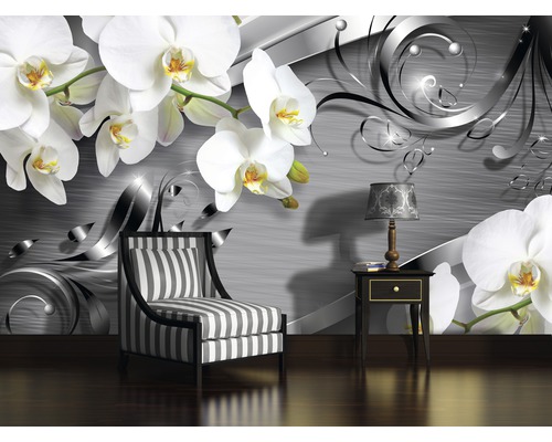 Vliesbehang 2158 VEXXXL Orchideeën ornament 4-delige set 415 x 254 cm