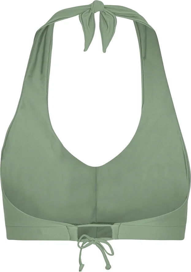 Cartel Copenhagen Bukit halterneck bikini top Army