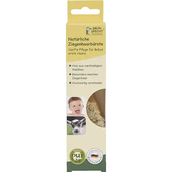 Natürliche Ziegenhaarbürste