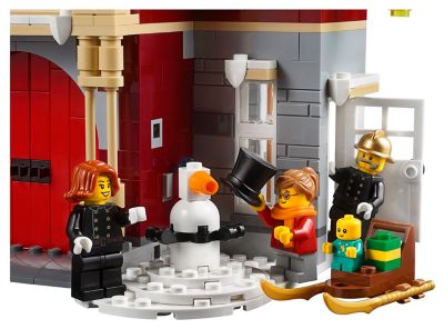 LEGO Brandweerkazerne in winterdorp (10263)