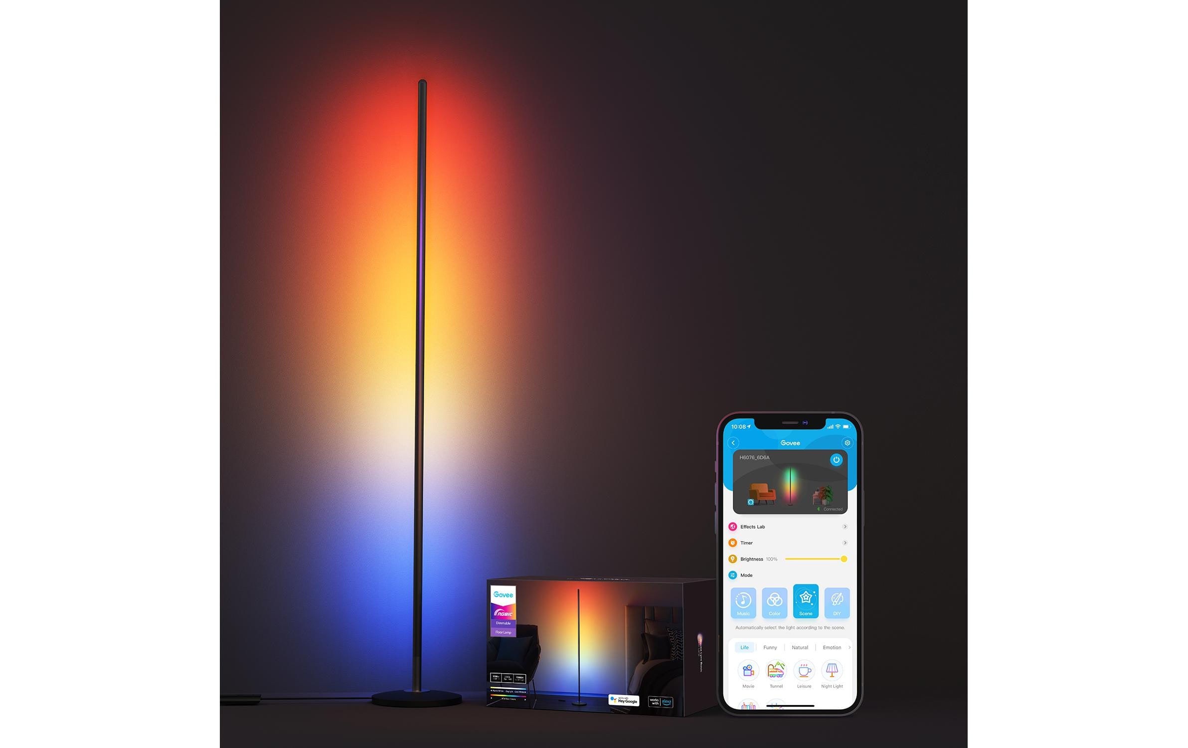 Stehleuchte Smart Corner, RGBICW<br>Eckstehlampe