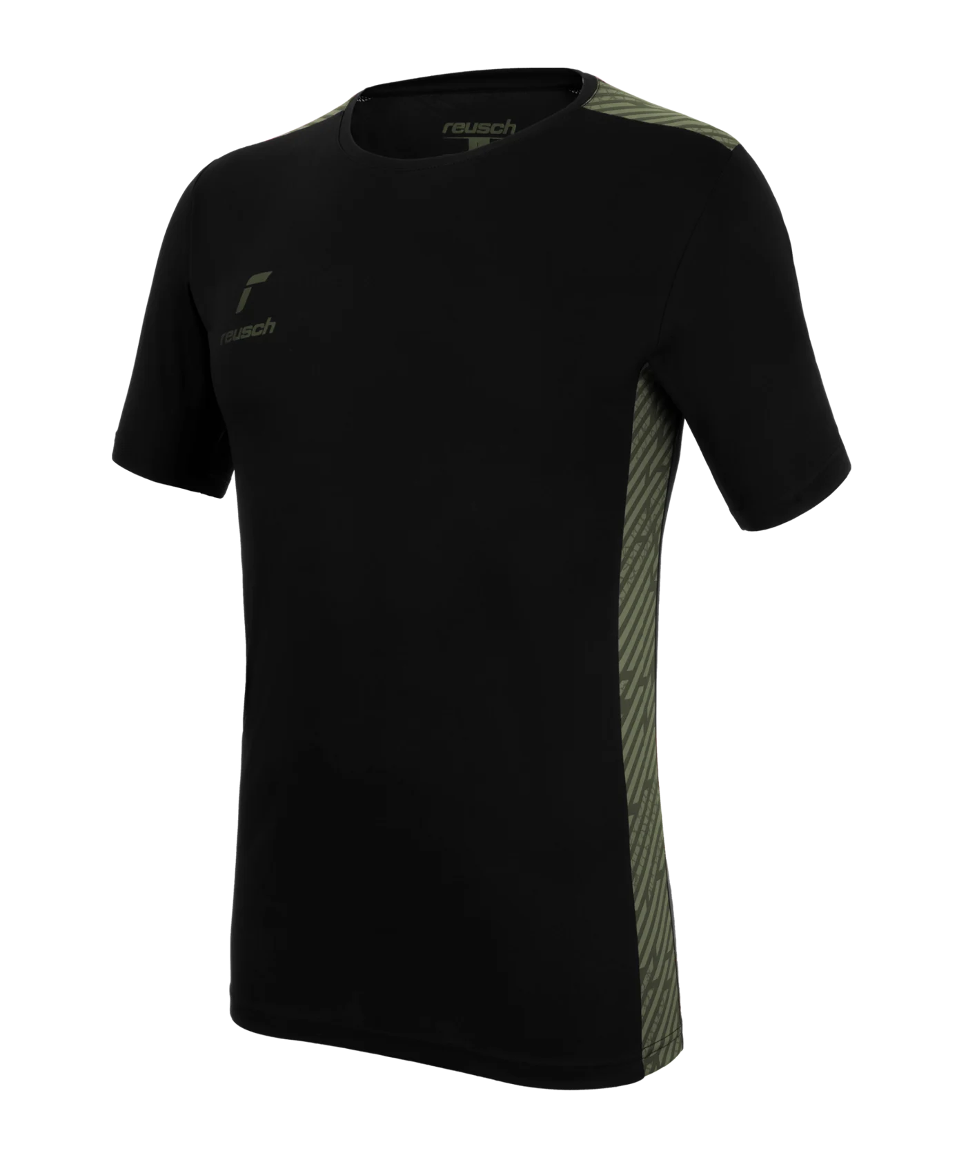 Reusch Active T-Shirt Schwarz Grün F7050