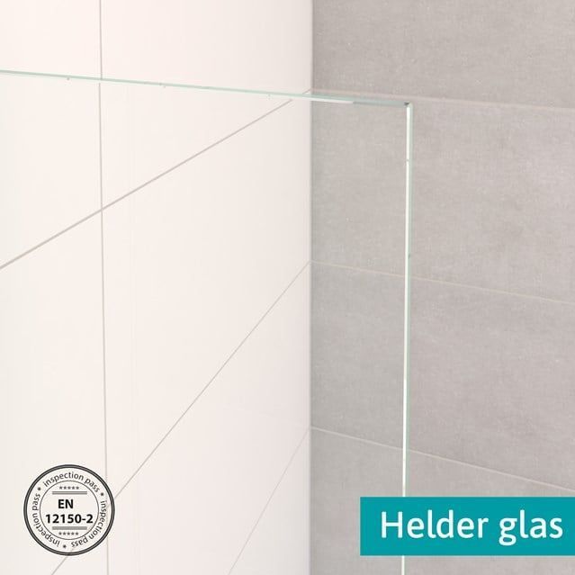 Ruby Allure - Douchecabine - Mat Zwart - 100x100 cm - Helder Glas - Schuifdeur - Kwartrond