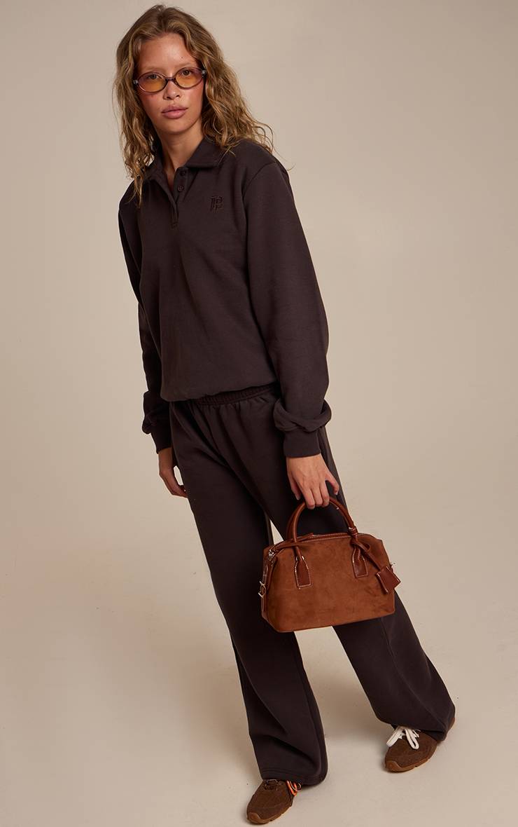 Espresso Sweat-shirt Polo Prettylittlething