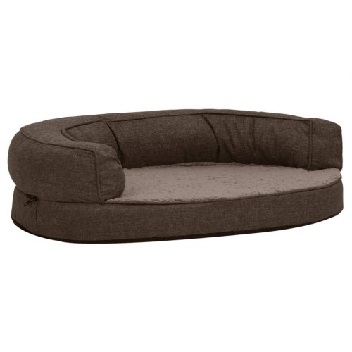 colchão marrom para cães vidaXL