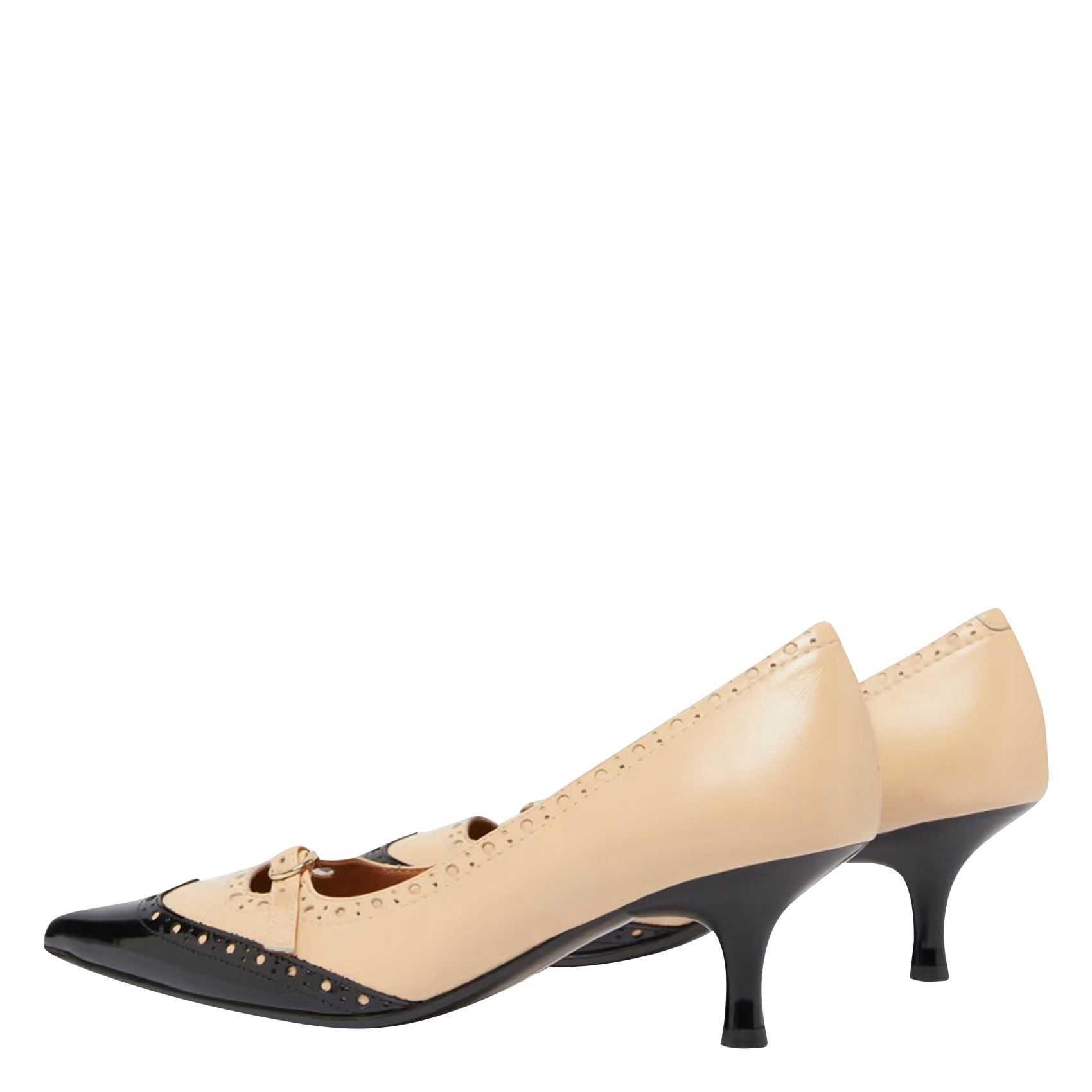 DALTA - Escarpins en cuir | Beige