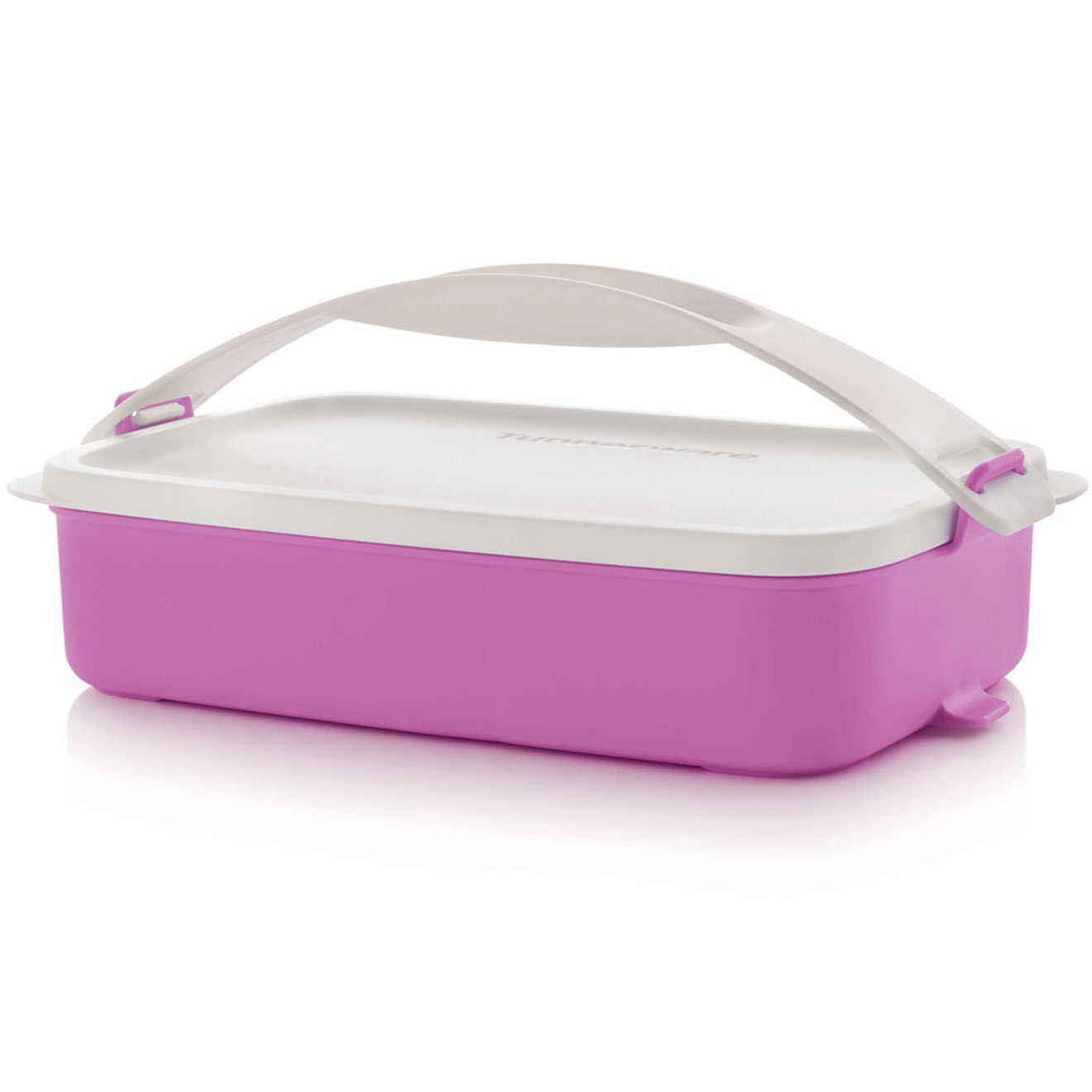 Tupperware Anse de transport Clip On The Go blanche - 24x3x1 cm