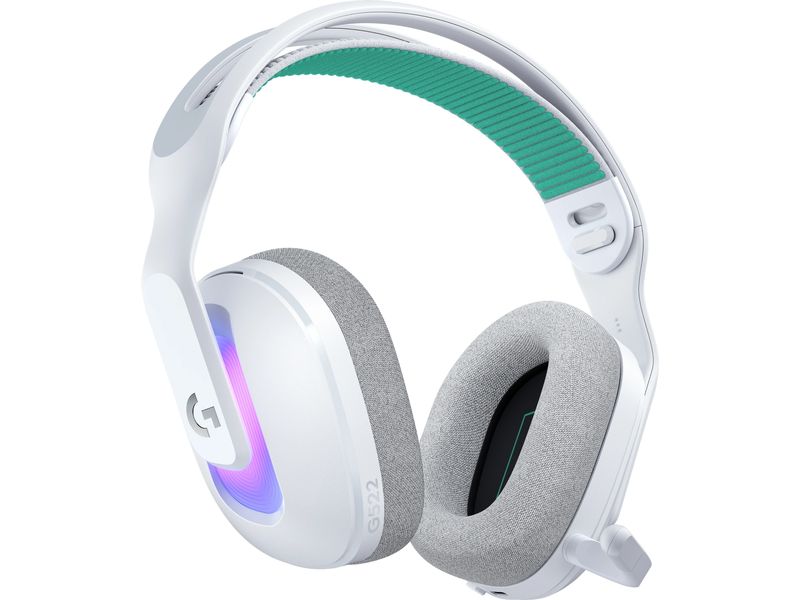 Logitech Kabelloses LIGHTSPEED Gaming-Headset G522 Weiss Leistungsstarke Gaming-Kopfhörer
