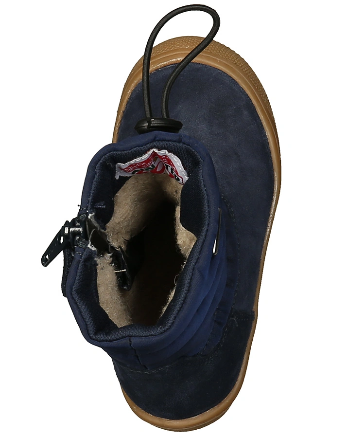 Lauflern-Stiefel HOCHALPEN gefüttert in navy