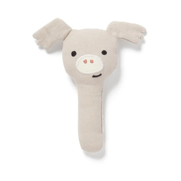 Kid's Concept Hochet Bo | Gris souris