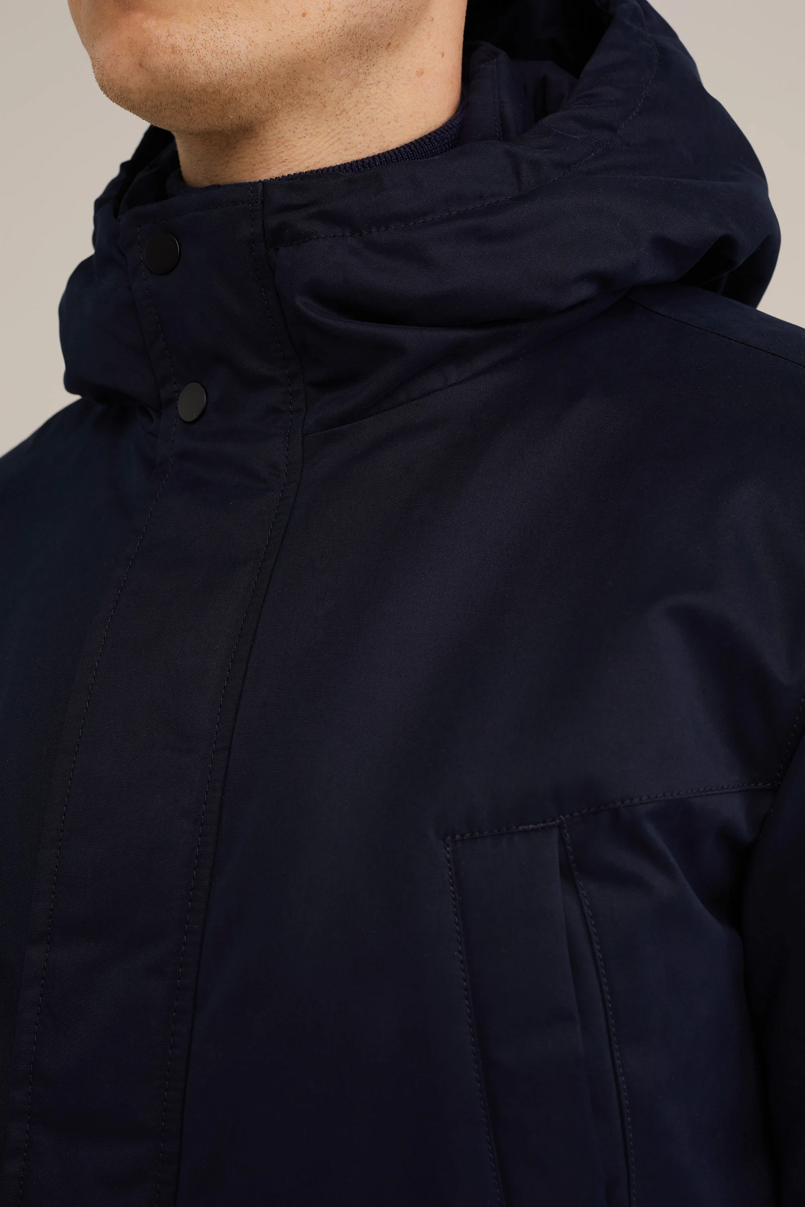 parka jas WE Fashion Donkerblauw