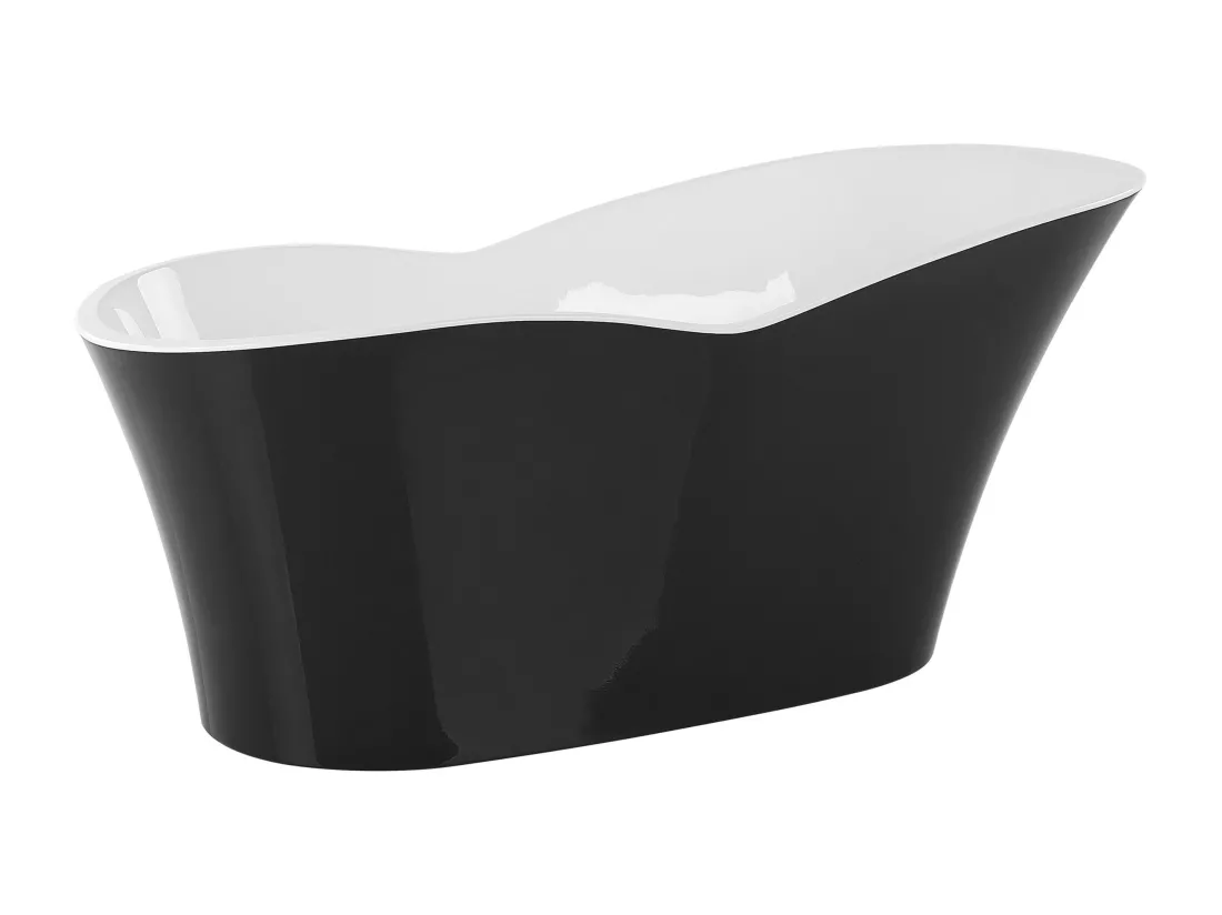 Baignoire îlot noire 170 x 80 cm DULCINA
