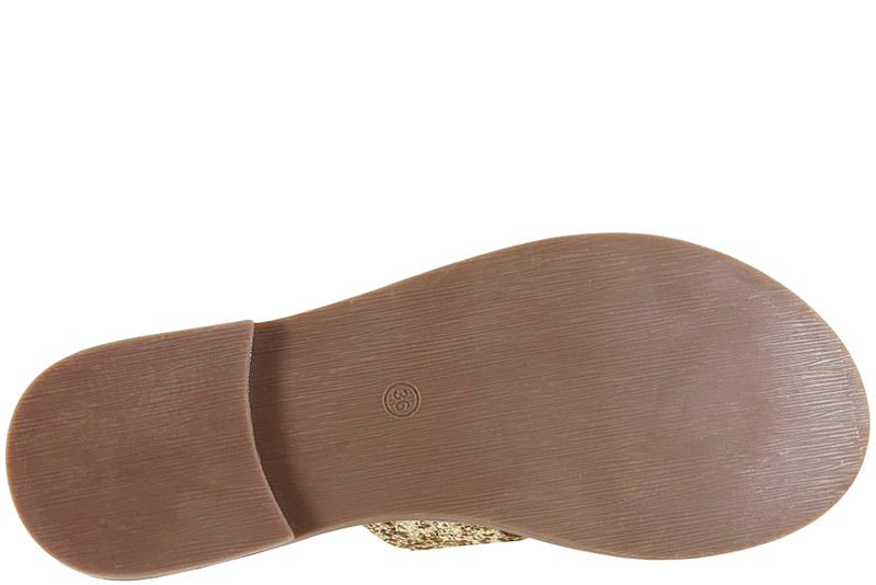 COPENHAGEN SHOES IVY SLENTERS MED GULD GLIMMER