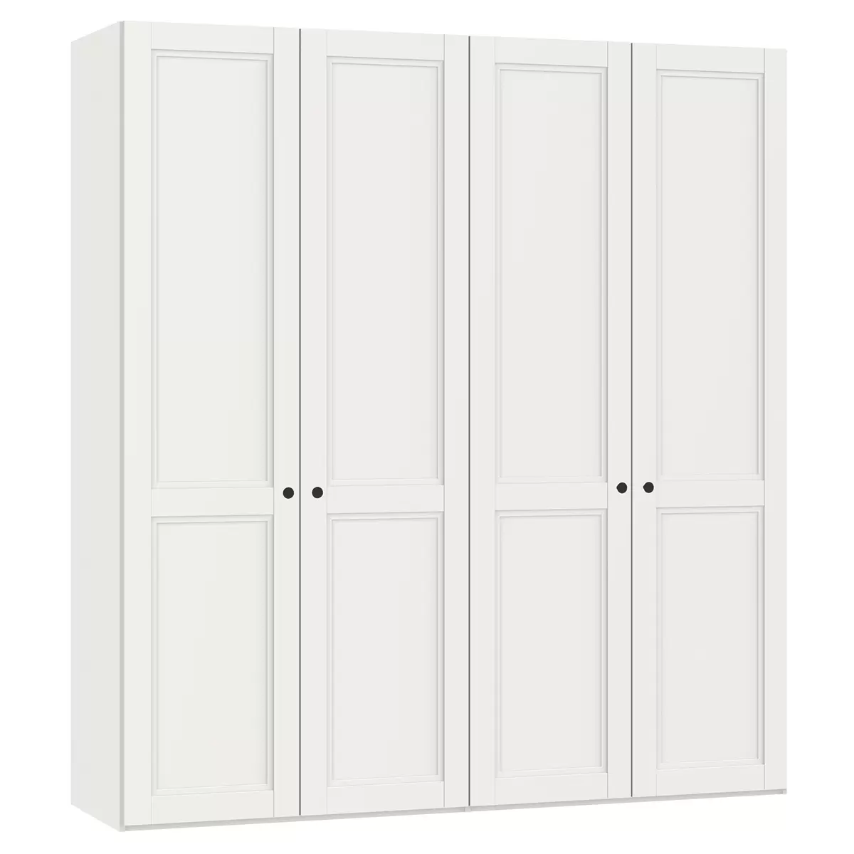 Drehtürenschrank 4-trg Montreux creme,weiss