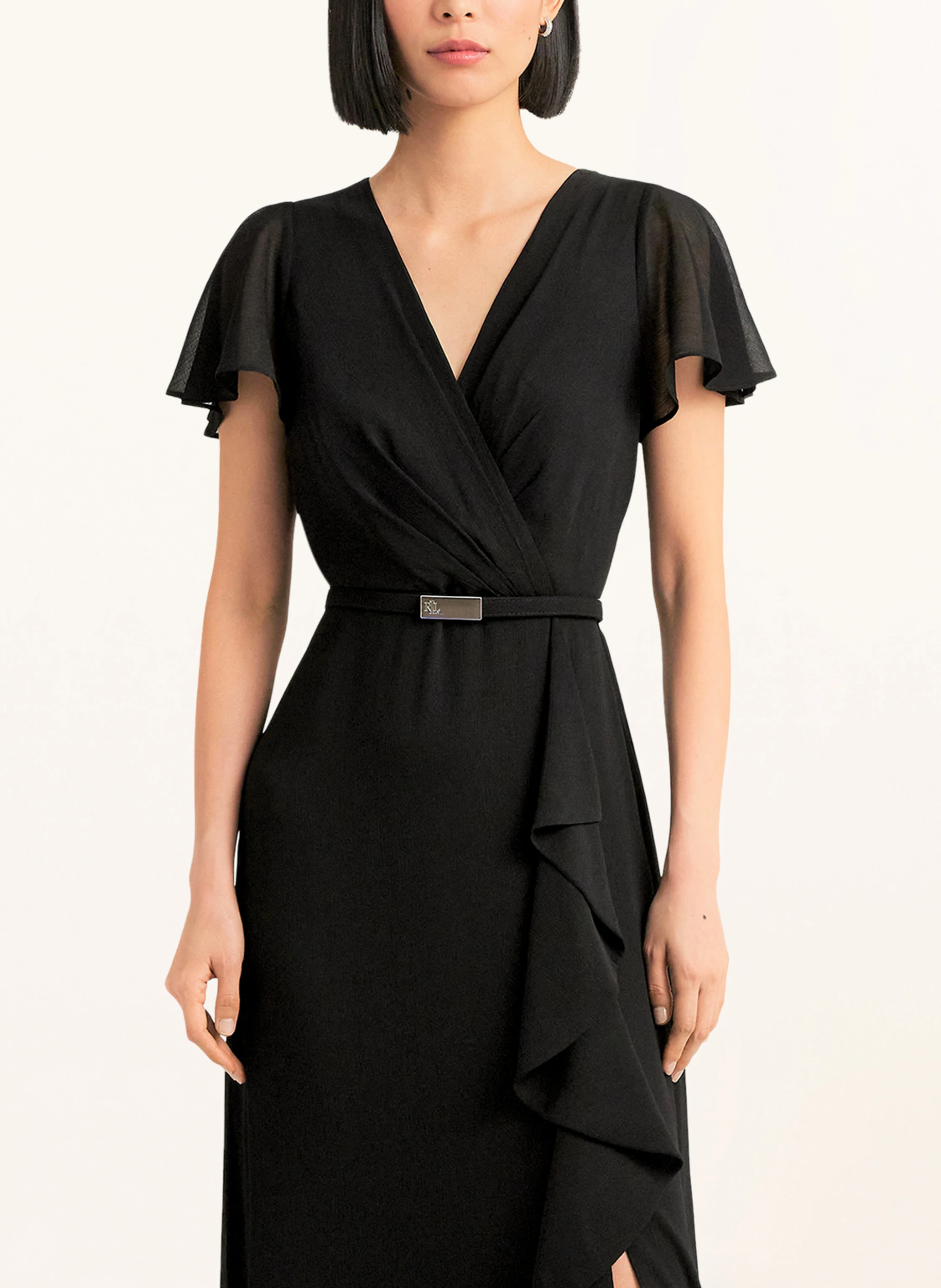 LAUREN RALPH LAUREN Abendkleid FARRYSH mit Volants
