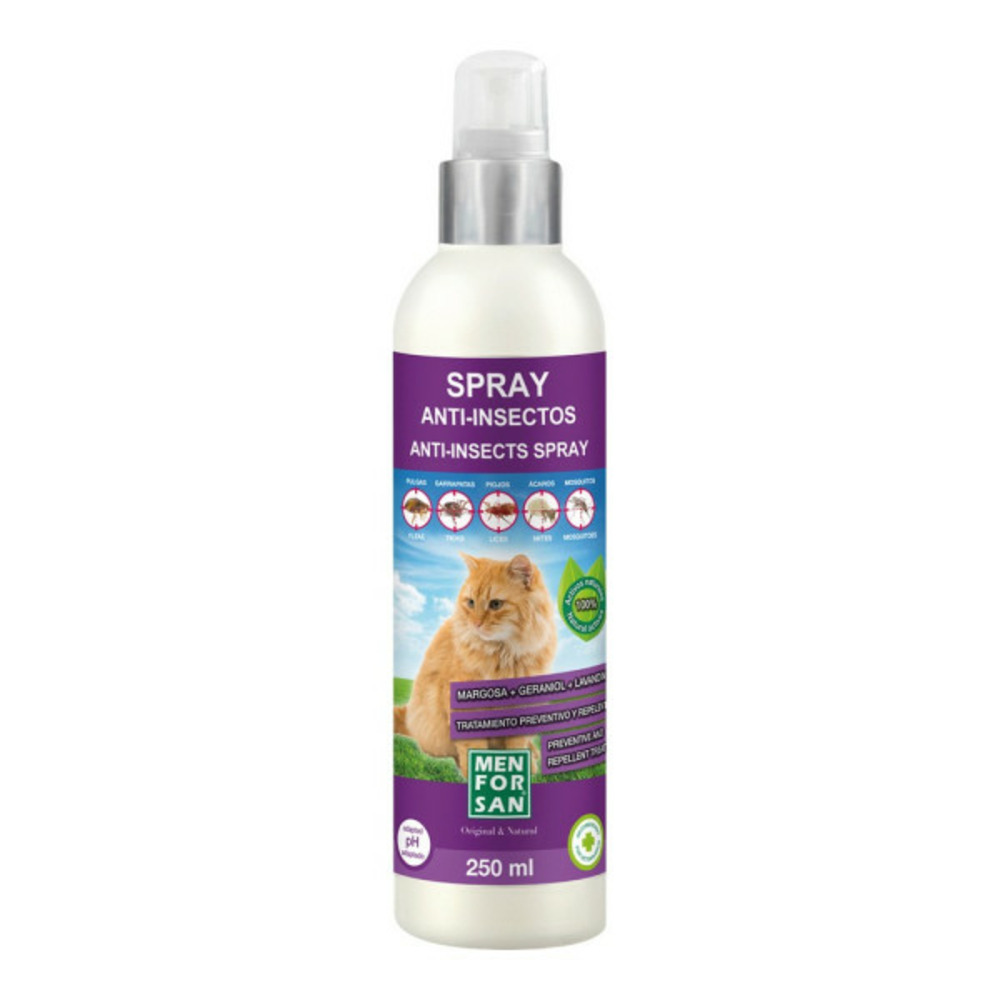 Répulsif d'insectes men for san spray chat (250 ml)