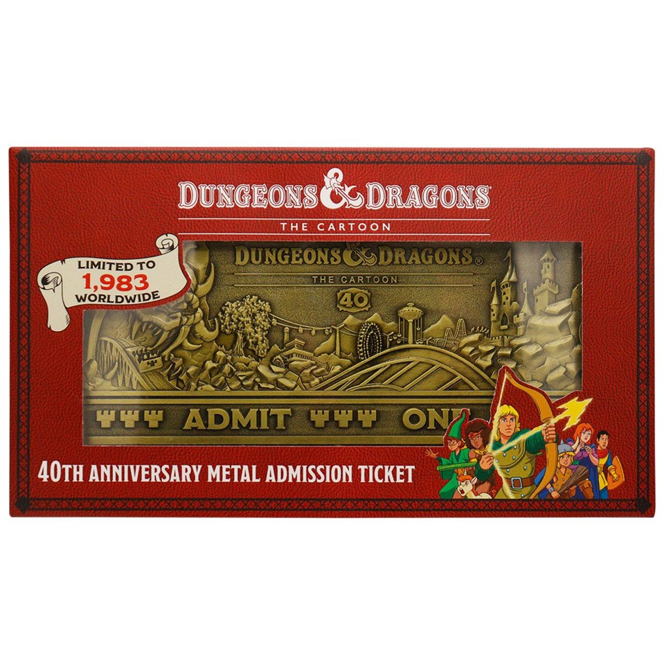 Dungeons & Dragons: The Cartoon 40th Anniversary Rollercoaster Ticket