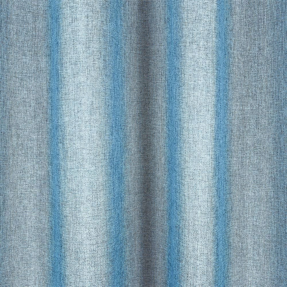 Rideau polyester 140x240cm bleu chiné