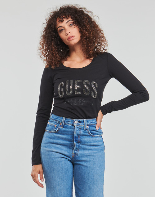 Guess - LS CN MIRELA TEE - Noir