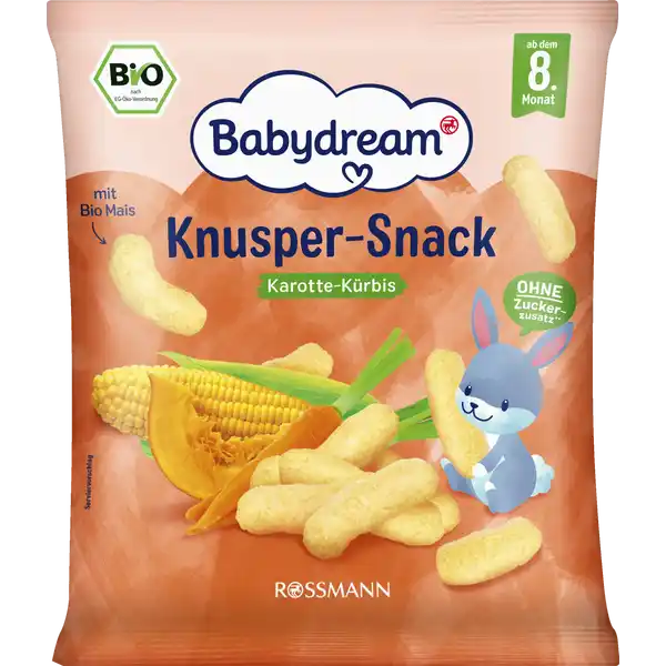Bio Knusper-Snack Karotte-Kürbis