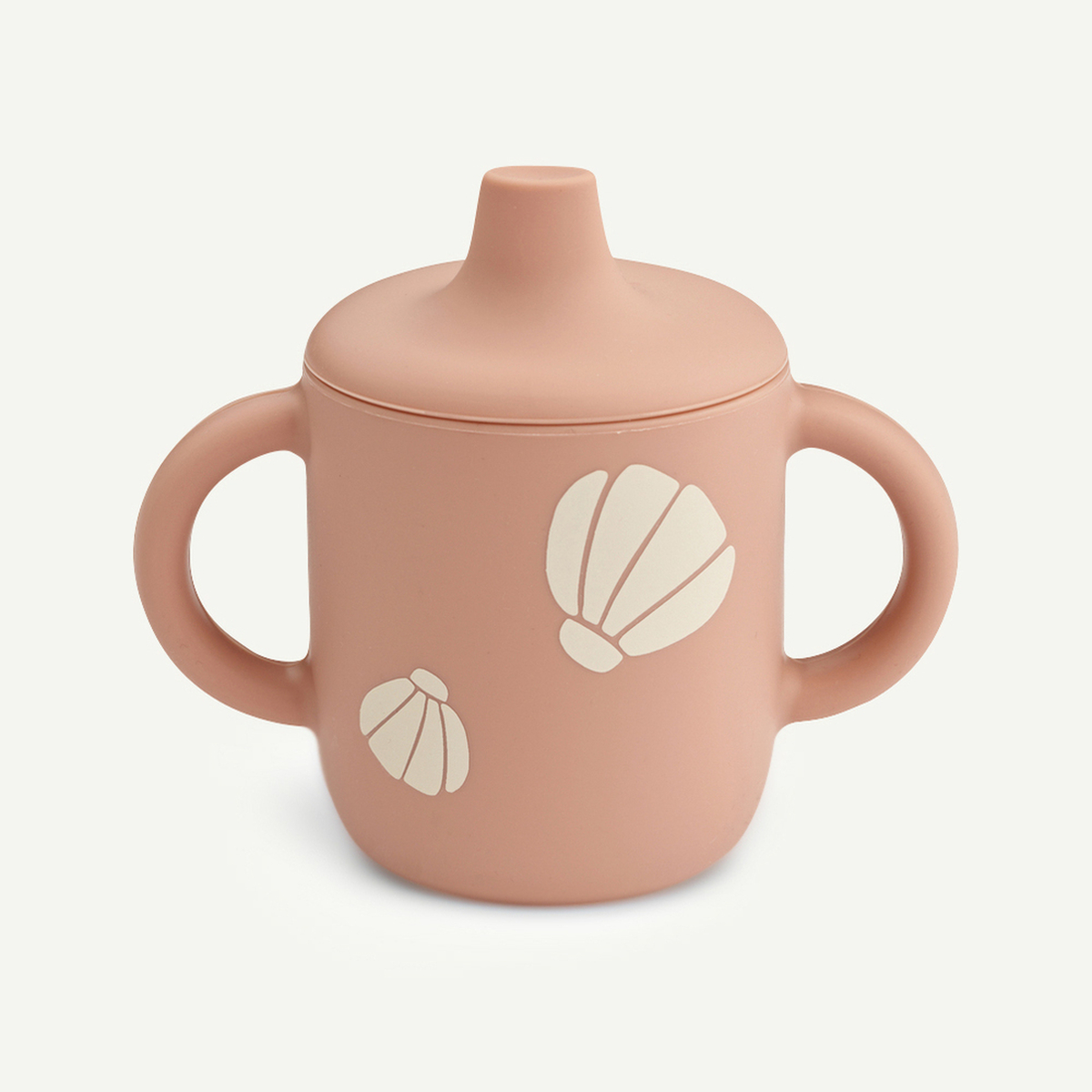 LIEWOODGOBELET À BEC EN SILICONE ROSE MOTIF COQUILLAGE
