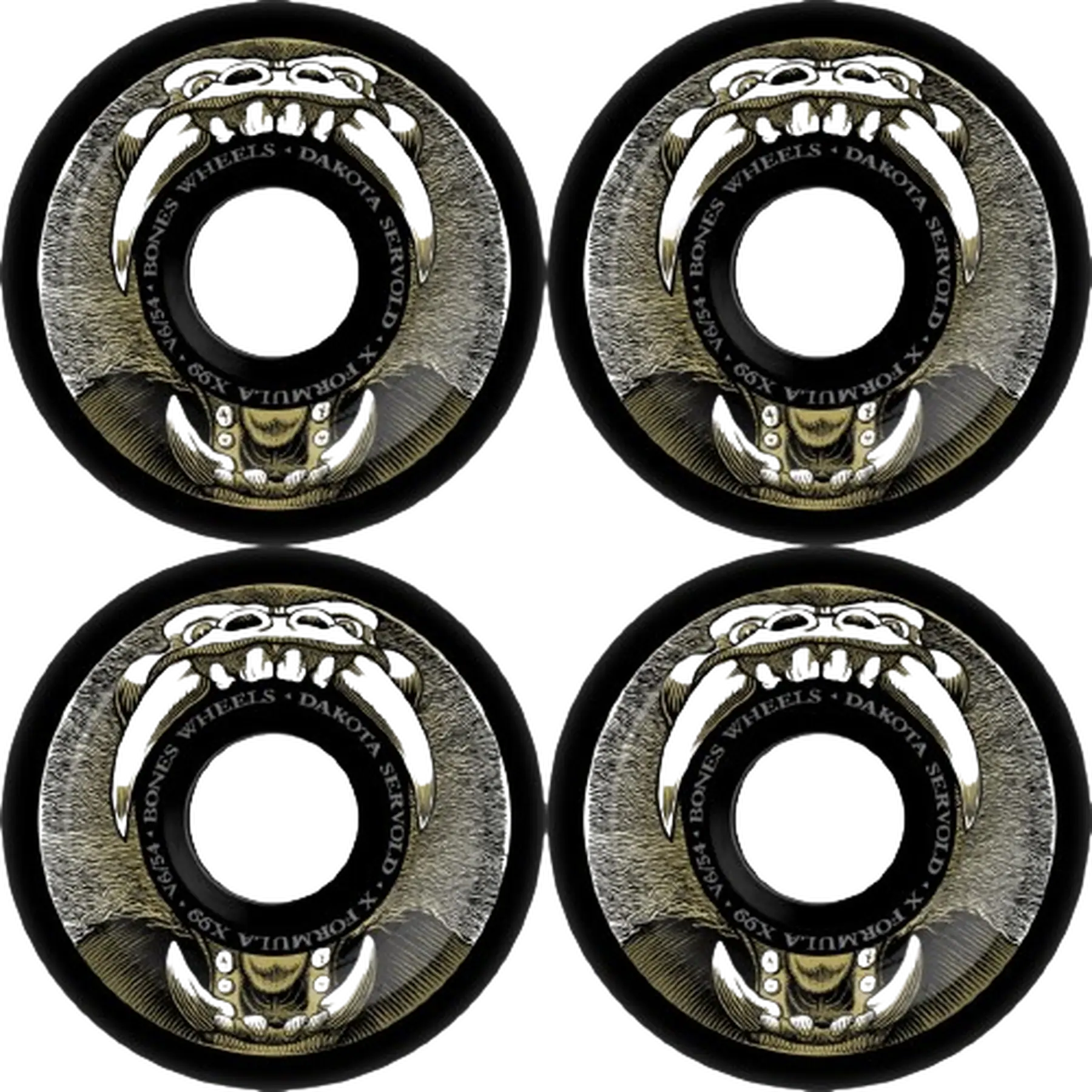 Bones Dakota Servold Skateboard Hjul 4-Pak | SkatePro
