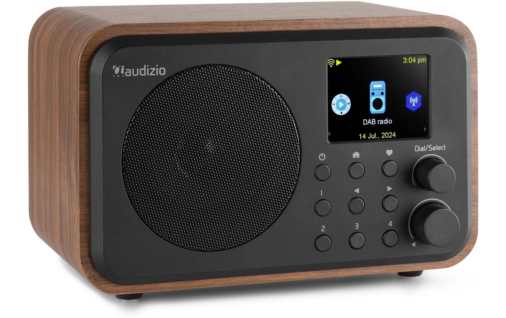 DAB+ Radio Vicenza Braun<br>DAB+ Radio mit Akku, Internet Radio und Bluetooth