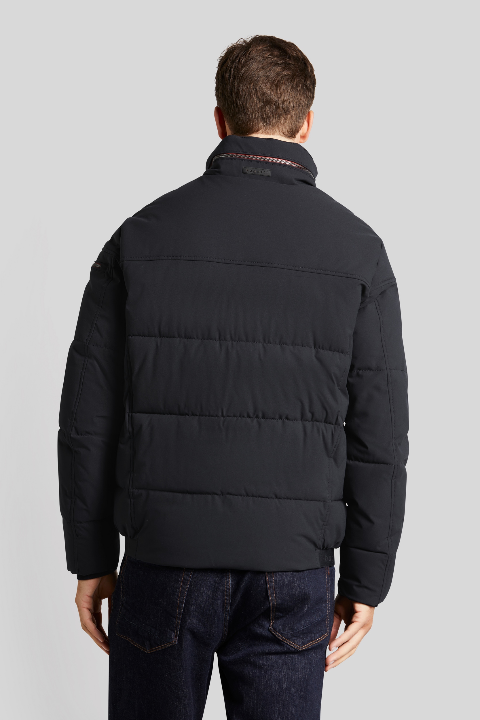bugatti Blouson ohne Kapuze mit breitem Steppbild