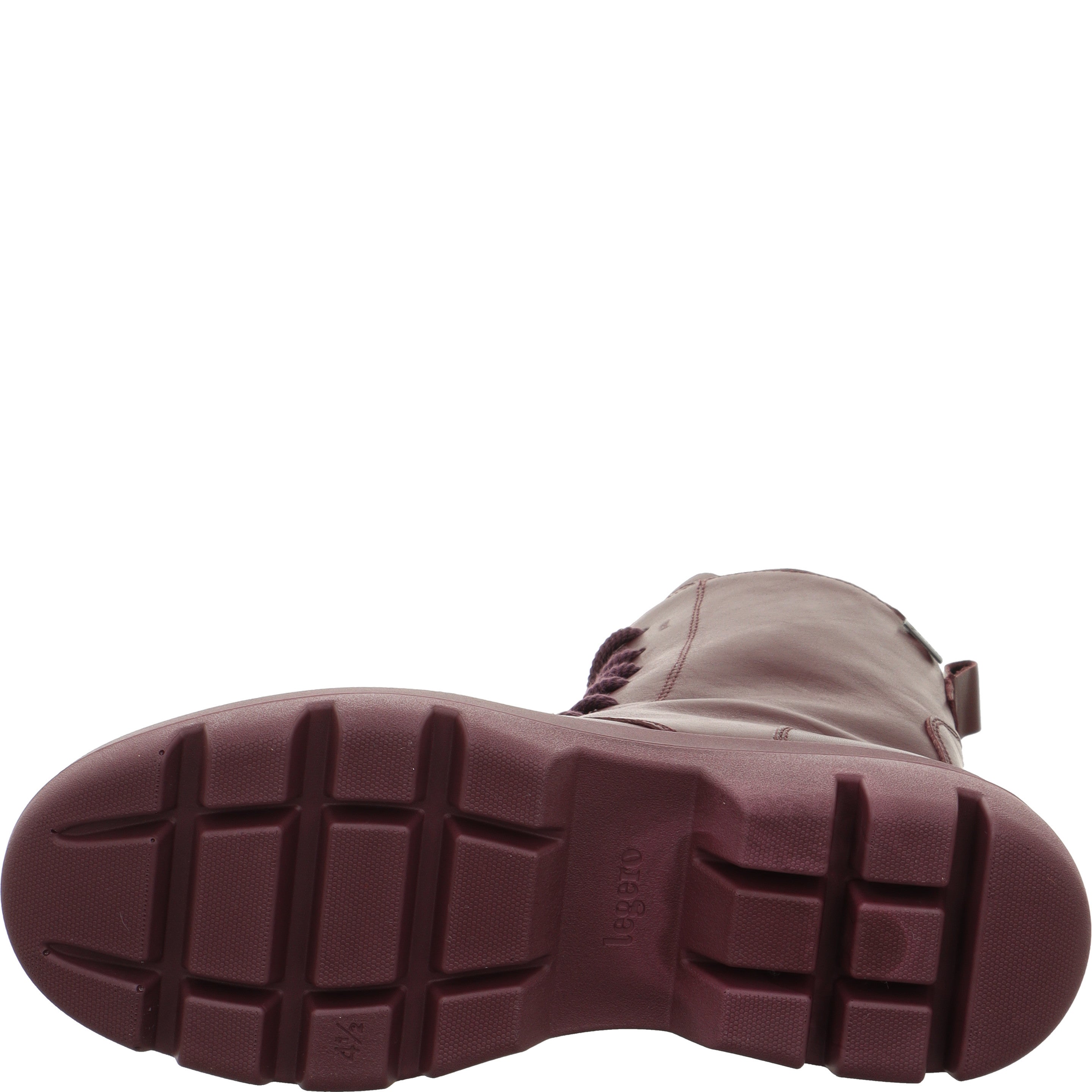 legero ANGELINA Damen  Schnürboots mit Reißverschluss - Farbe: Rubin - Größe: 4