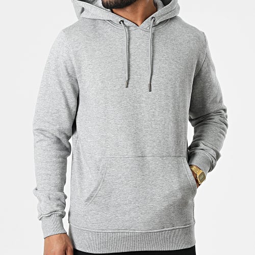 Sweat Capuche Basic TB1592 Gris Chiné