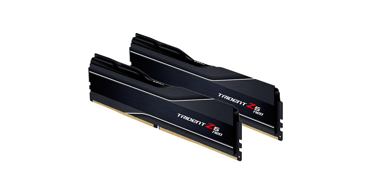 G.Skill32 GB DDR5-6000 Kit werkgeheugen  (Zwart, F5-6000J3038F16GX2-TZ5N, Trident Z NEO, AMD EXPO)