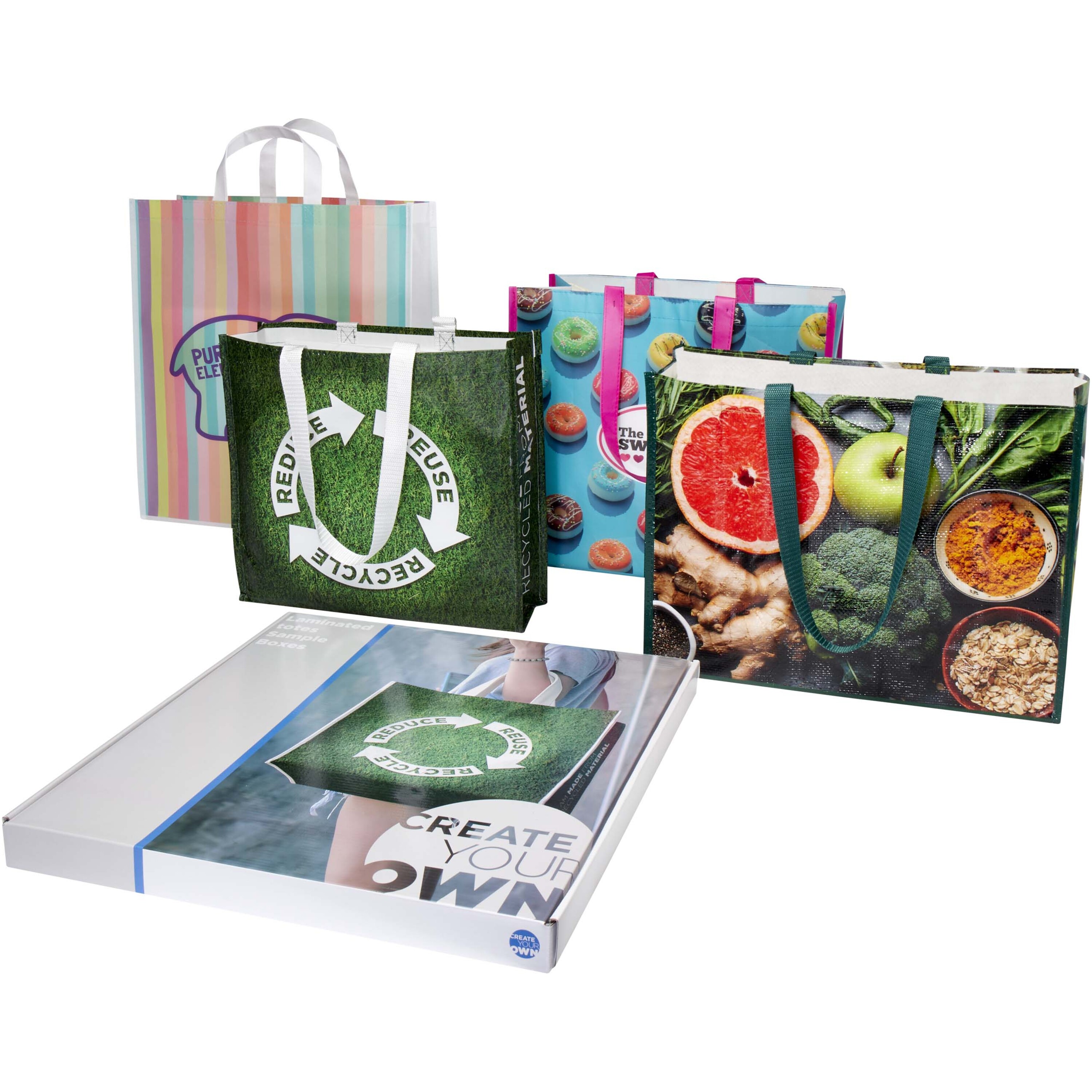 PF Concept 1PW010 - Boîte d'échantillons de sacs shopping laminés