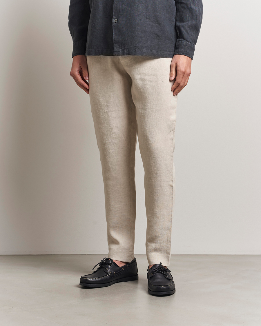 A Day's March Madu Linen Trousers Oyster