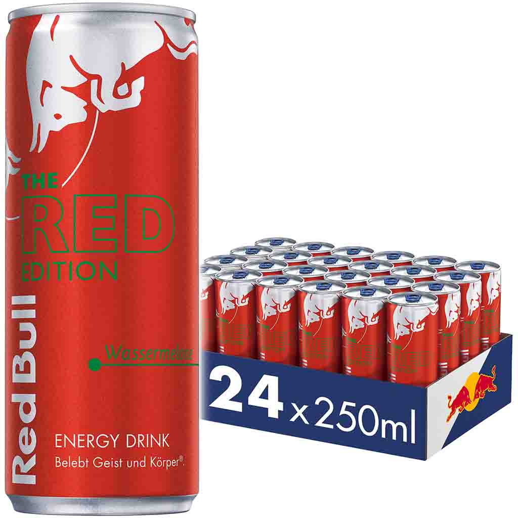 Red Bull The Red Edition Wassermelone DOSE 24x250ml=6L MHD:12.8.25